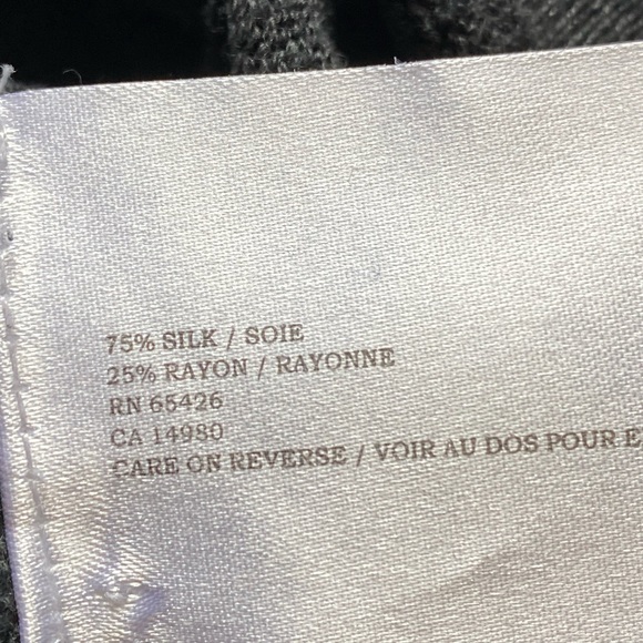 David Brooks dark grey silk mix sweater size S - Picture 9 of 10